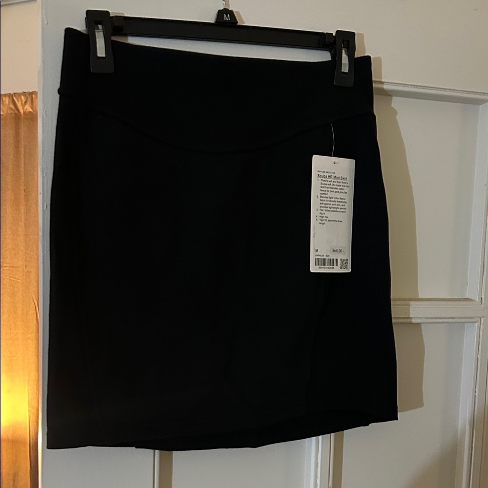 lululemon athletica Black Mini Skirt